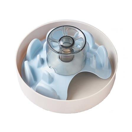 ชามอาหารสัตว์เลี้ยง PETDREAMHOUSE UFO MAZE สีฟ้าอ่อน_0