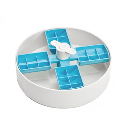 ชามอาหารสำหรับสุนัข PET DREAM HOUSE WINDMILL EASY สีฟ้า_0