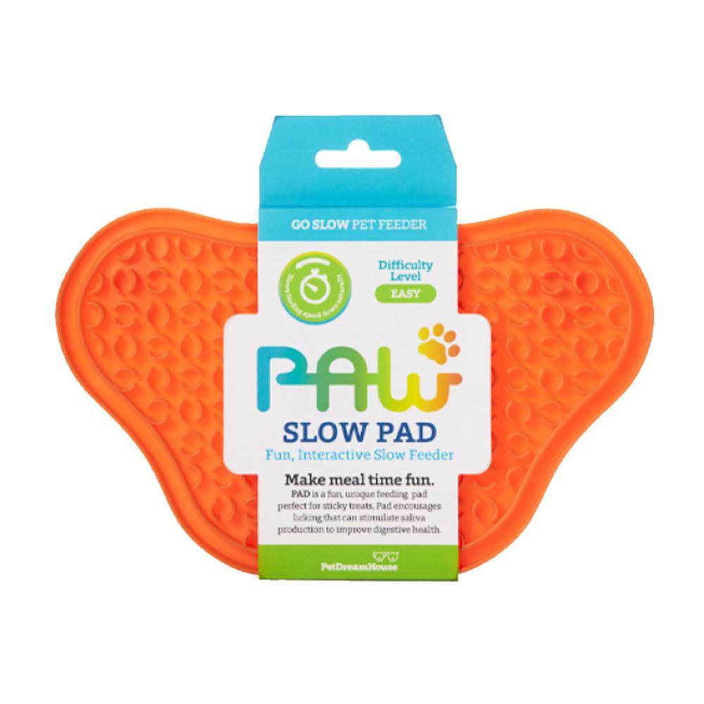 แผ่นเลียอาหาร PETDREAMHOUSE  PAW LICK PAD สีส้ม