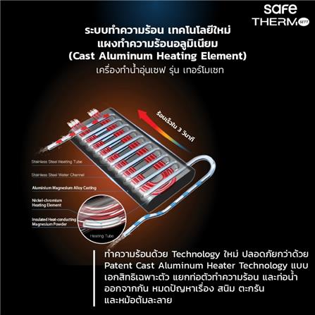 เครื่องทำน้ำร้อน SAFE THERMO PRO 6000 วัตต์ สีดำ_9