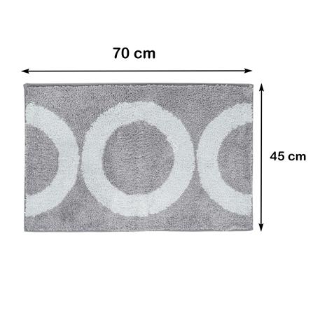 พรม HOME LIVING STYLE OMEGA 45X70 ซม. สีเทา_8