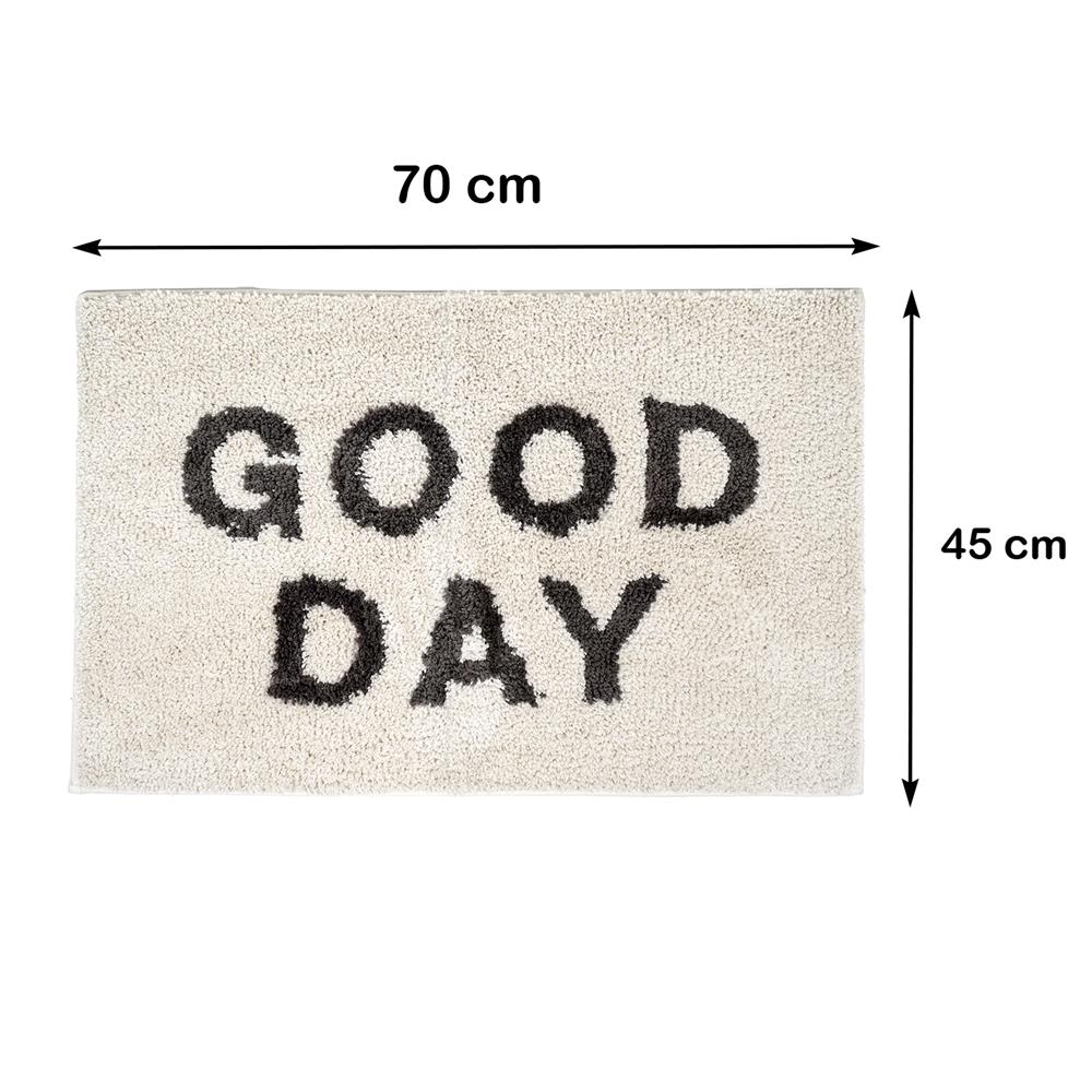 พรม HOME LIVING STYLE GOOD DAY 45X70 ซม. สีครีม