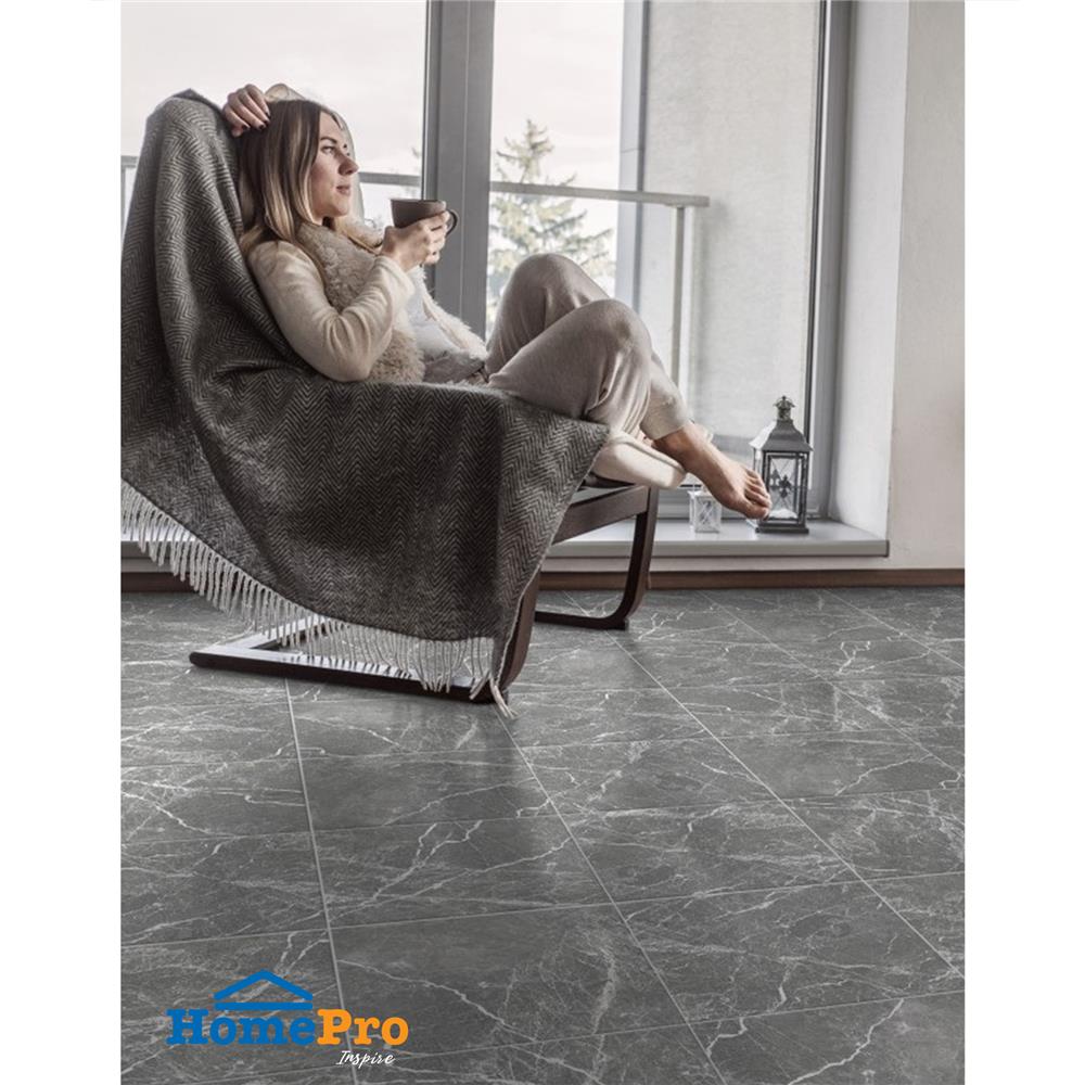 กระเบื้องพื้นพอร์ซเลน  16x16 นิ้ว COTTO เปโตร กริจิโอ เทา HYG PM 0.96 ตร.ม.