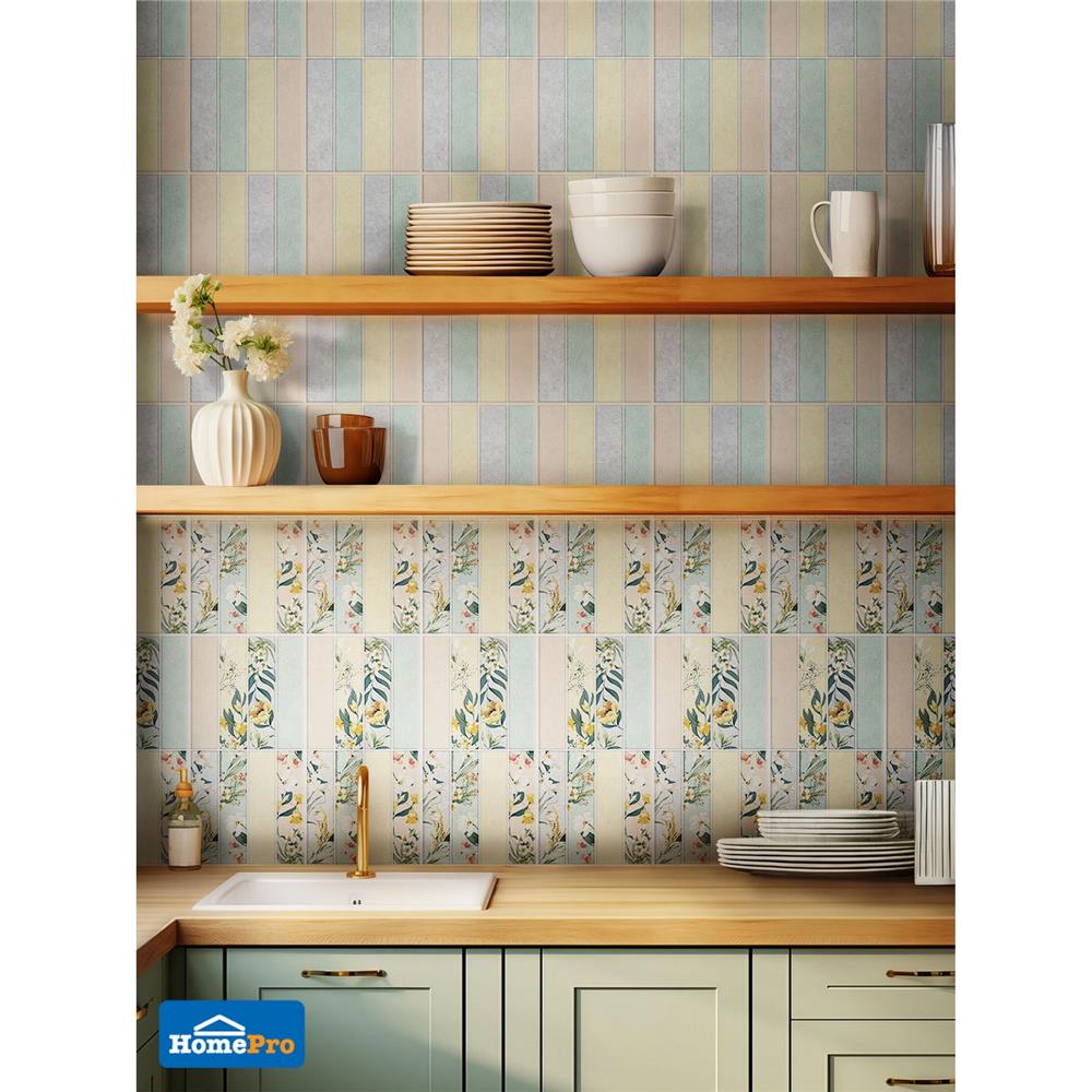 กระเบื้องผนัง 8x16 นิ้ว DURAGRES ทิงเกิ้ล เบจ A 1 ตร.ม.