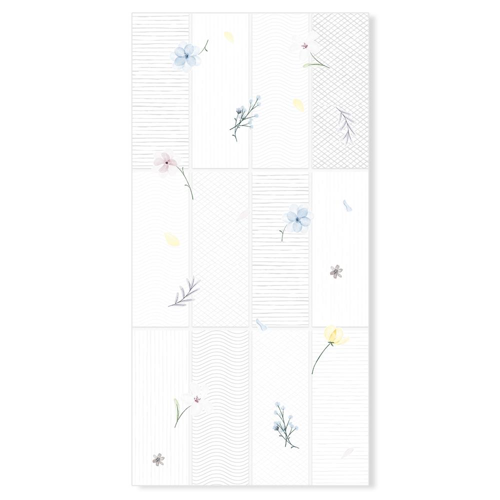 กระเบื้องผนัง 8x16 นิ้ว DURAGRES ไอโกะ ขาว A 1 ตร.ม.