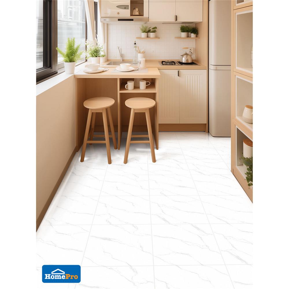 กระเบื้องพื้น 16x16 นิ้ว DURAGRES คามาร่า ขาว A 0.96 ตร.ม.