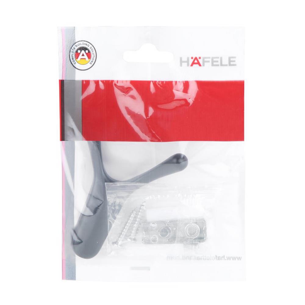 ตะขอแขวน HAFELE 488.03.100 สีดำ