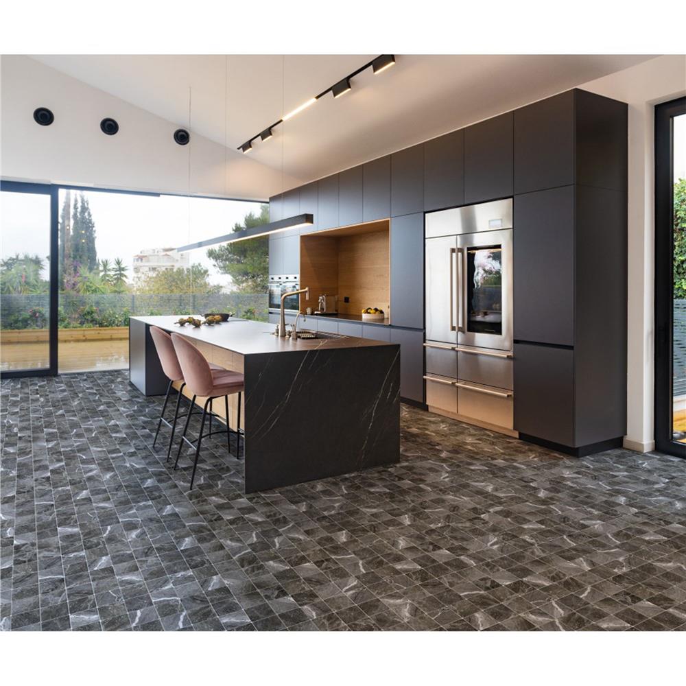 กระเบื้องพื้นพอร์ซเลน  16x16 นิ้ว COTTO แอตแลนติส เนโร ดำ HYG PM 0.96 ตร.ม.