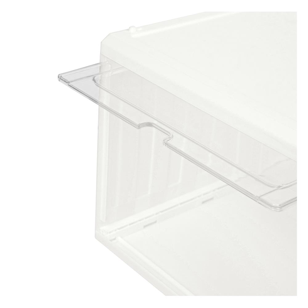 กล่องรองเท้าฝาสไลด์ STACKO CONTAINER 25x35x21.5 ซม. สีขาว