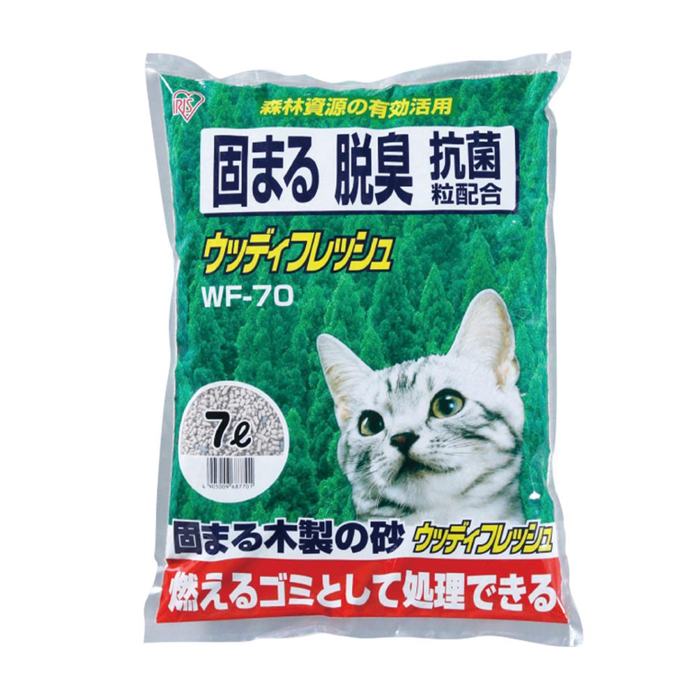 ทรายแมวจากไม้ IRIS OHYAMA WF-70 7 ลิตร