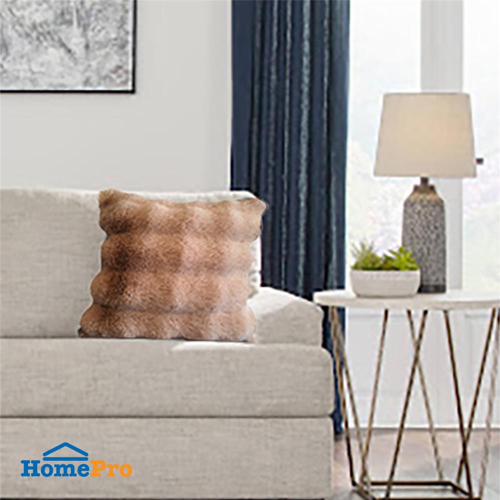 หมอนอิง HOME LIVING STYLE LATTE 18X18 นิ้ว สีน้ำตาล