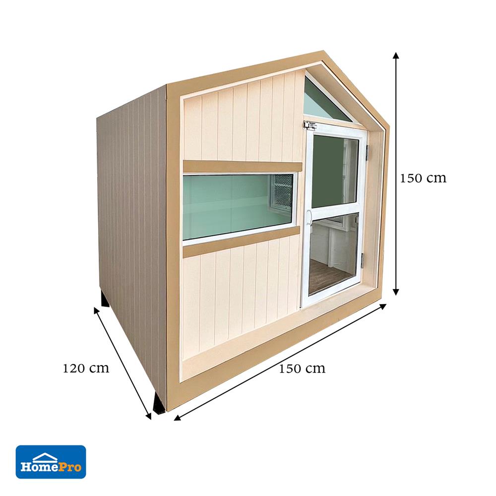 บ้านหมา บ้านแมว T.C. DOGHOUSE 24 NORDIC 120X150X150 ซม.
