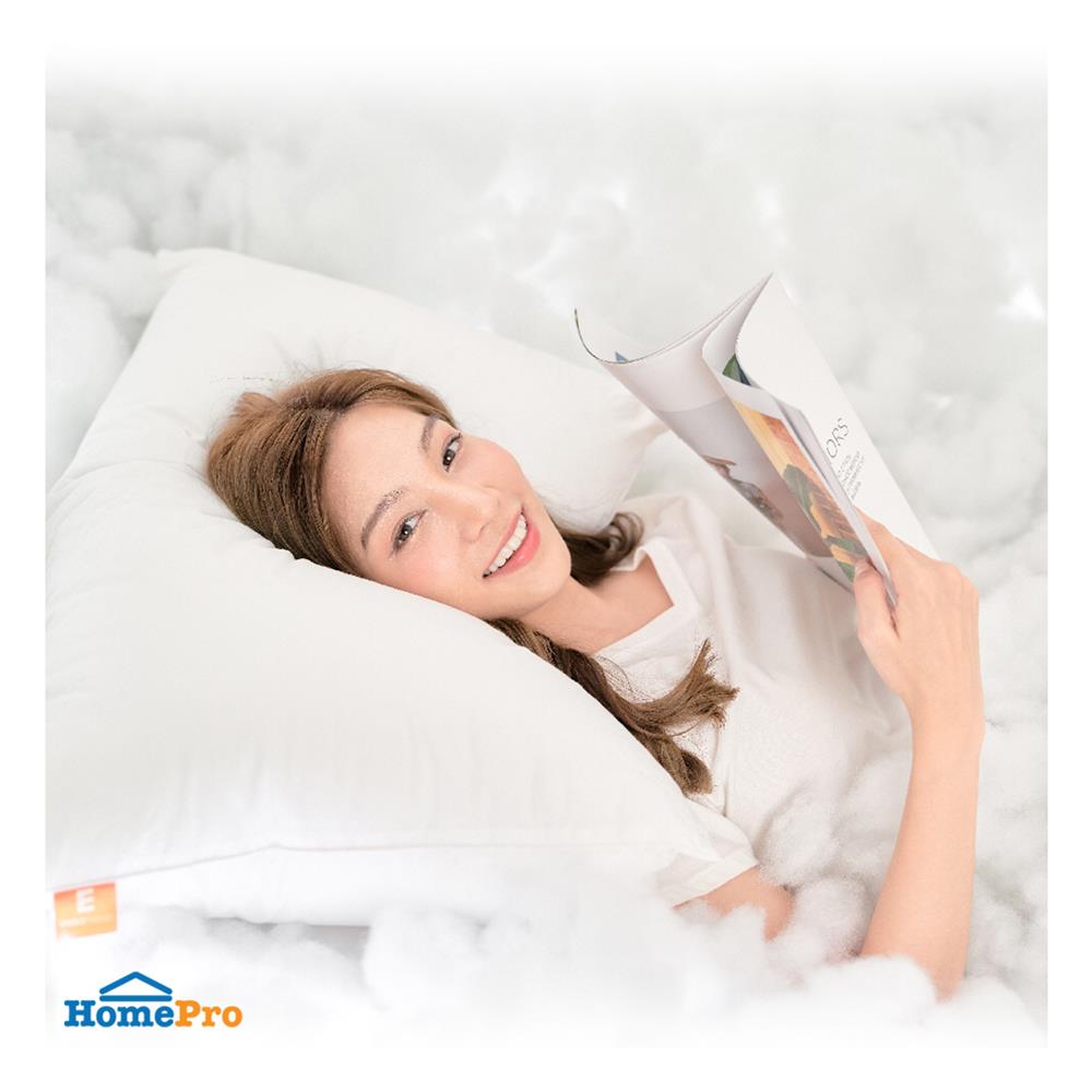 หมอนหนุน ใยสังเคราะห์ ERGOTREND ERGO CLOUD-M FIRM 73x48x15 ซม. สีขาว