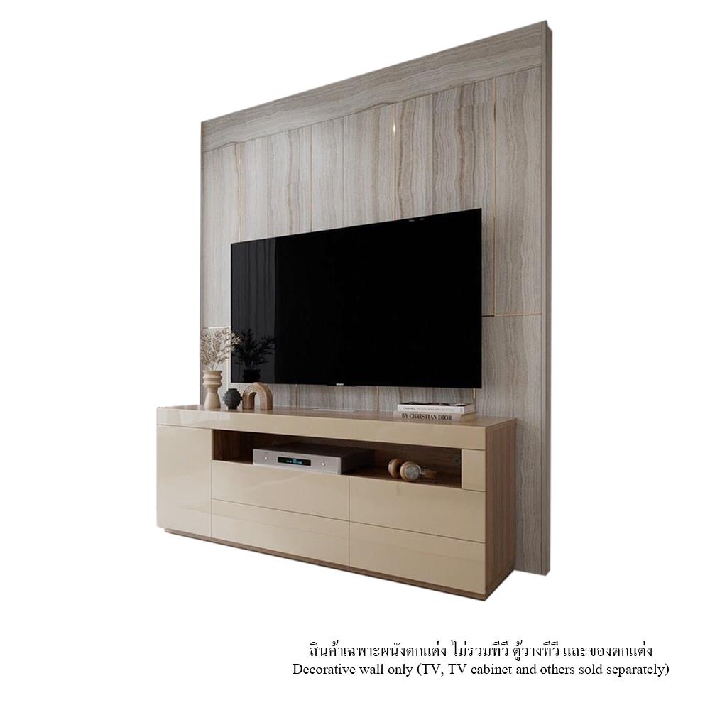 ผนังตกแต่งสำเร็จรูป SB BUILT IN 59059868 200 ซม. ลายหิน TRAVERTINE