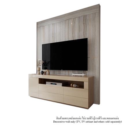 ผนังตกแต่งสำเร็จรูป SB BUILT IN 59059868 200 ซม. ลายหิน TRAVERTINE