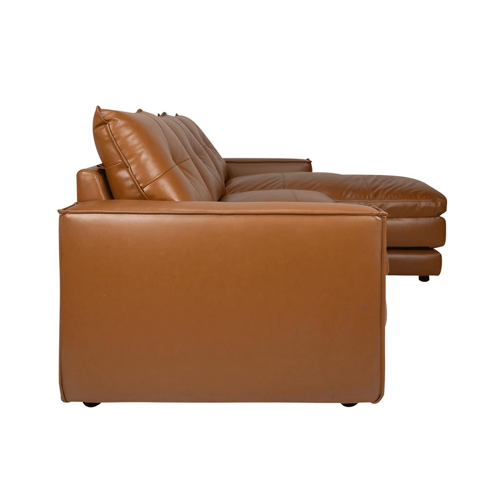 โซฟาเข้ามุมขวา FURDINI ASHER สีน้ำตาล