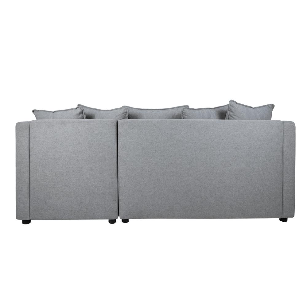 โซฟาเข้ามุมขวา FURDINI MAYFAIR สีเทาอ่อน