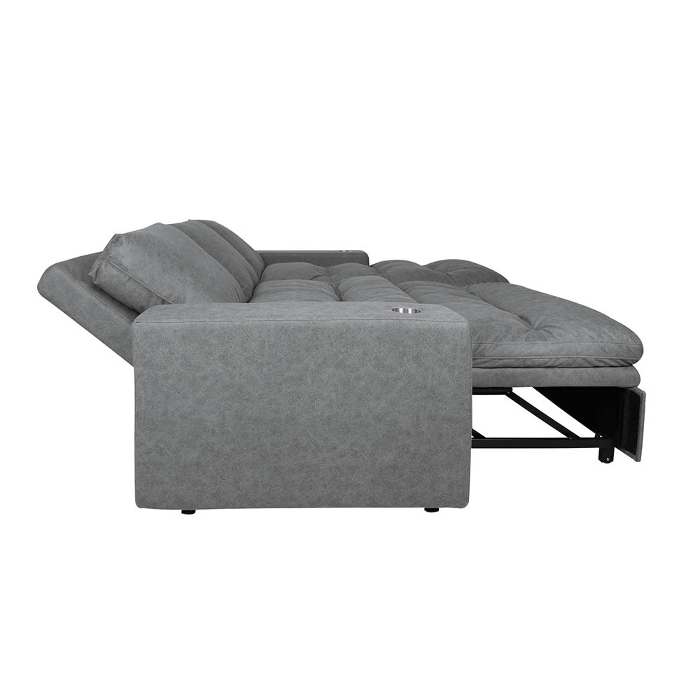 โซฟาเข้ามุมขวา FURDINI STAR สีเทาเข้ม