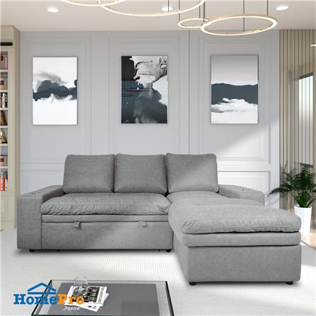 โซฟาเข้ามุมขวา FURDINI STAR สีเทาเข้ม_9