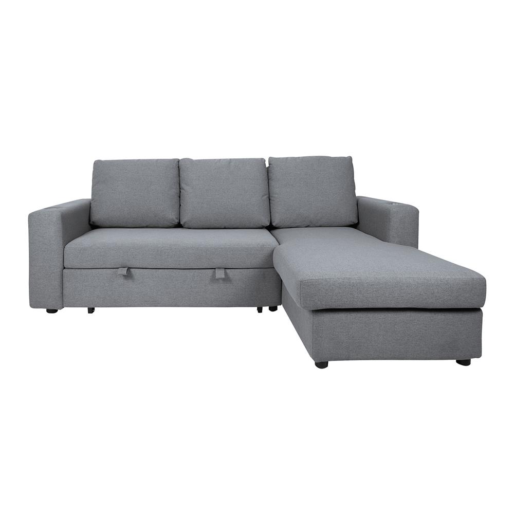 โซฟาเข้ามุมขวา FURDINI COOPER สีเทาเข้ม