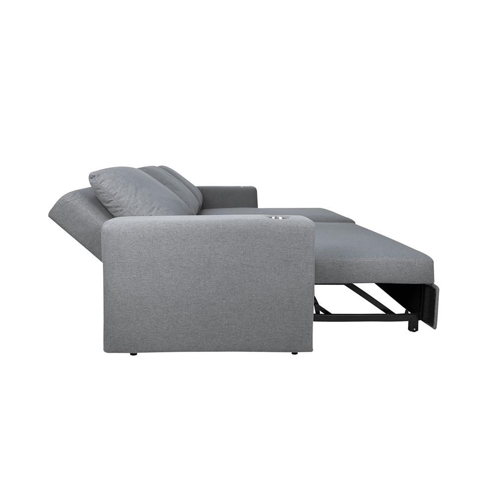 โซฟาเข้ามุมขวา FURDINI COOPER สีเทาเข้ม