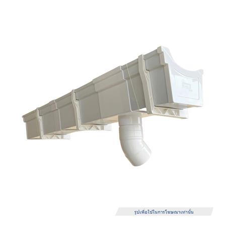 รางน้ำฝนไวนิล THAPHOL 3 ม. สีขาว_1
