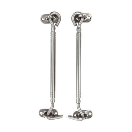 ขอสับ SOLO WHK158-8 8 นิ้ว สีสเตนเลส แพ็ก 2 ชิ้น