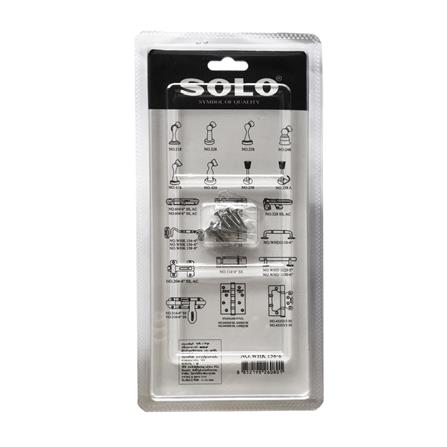 ขอสับ SOLO WHK158-8 8 นิ้ว สีสเตนเลส แพ็ก 2 ชิ้น_3