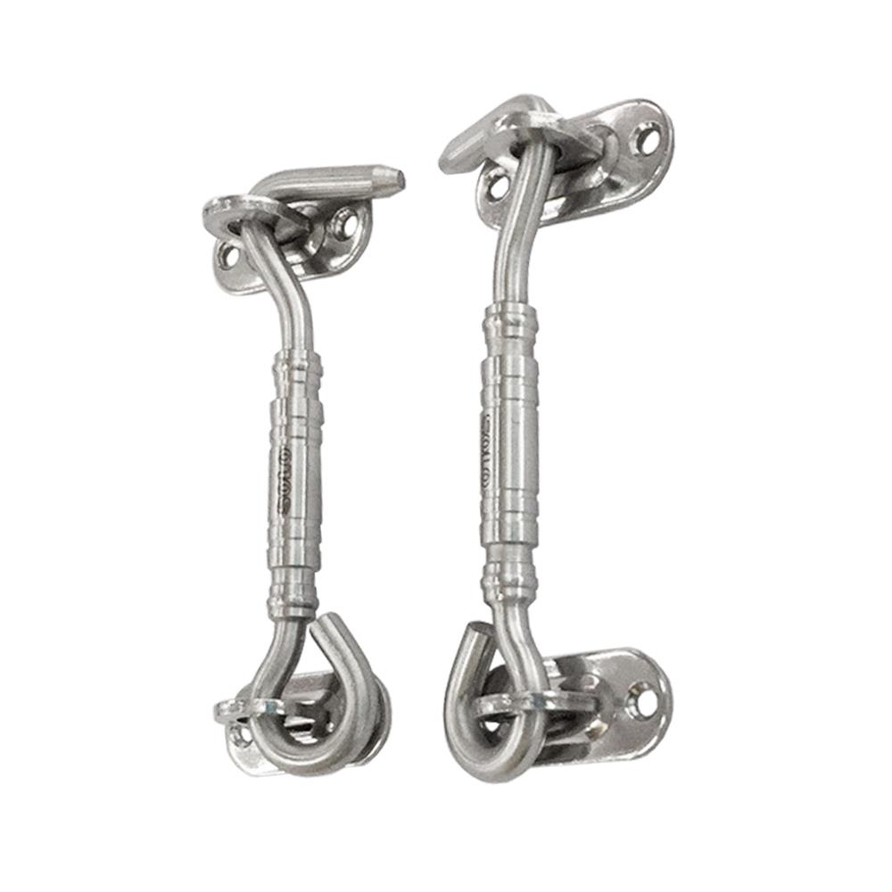 ขอสับ SOLO WHK154-4 4 นิ้ว สีสเตนเลส แพ็ก 2 ชิ้น