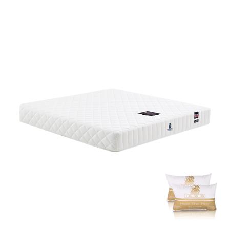 ที่นอน 5 ฟุต DUNLOPILLO LUTON พร้อมหมอนหนุน 2 ชิ้น