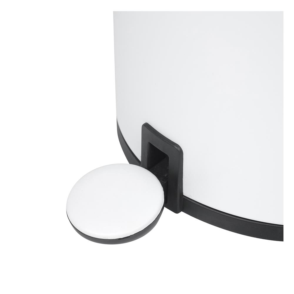 ถังขยะเหยียบกลม ACCO STYLISH 5 ลิตร สีขาว