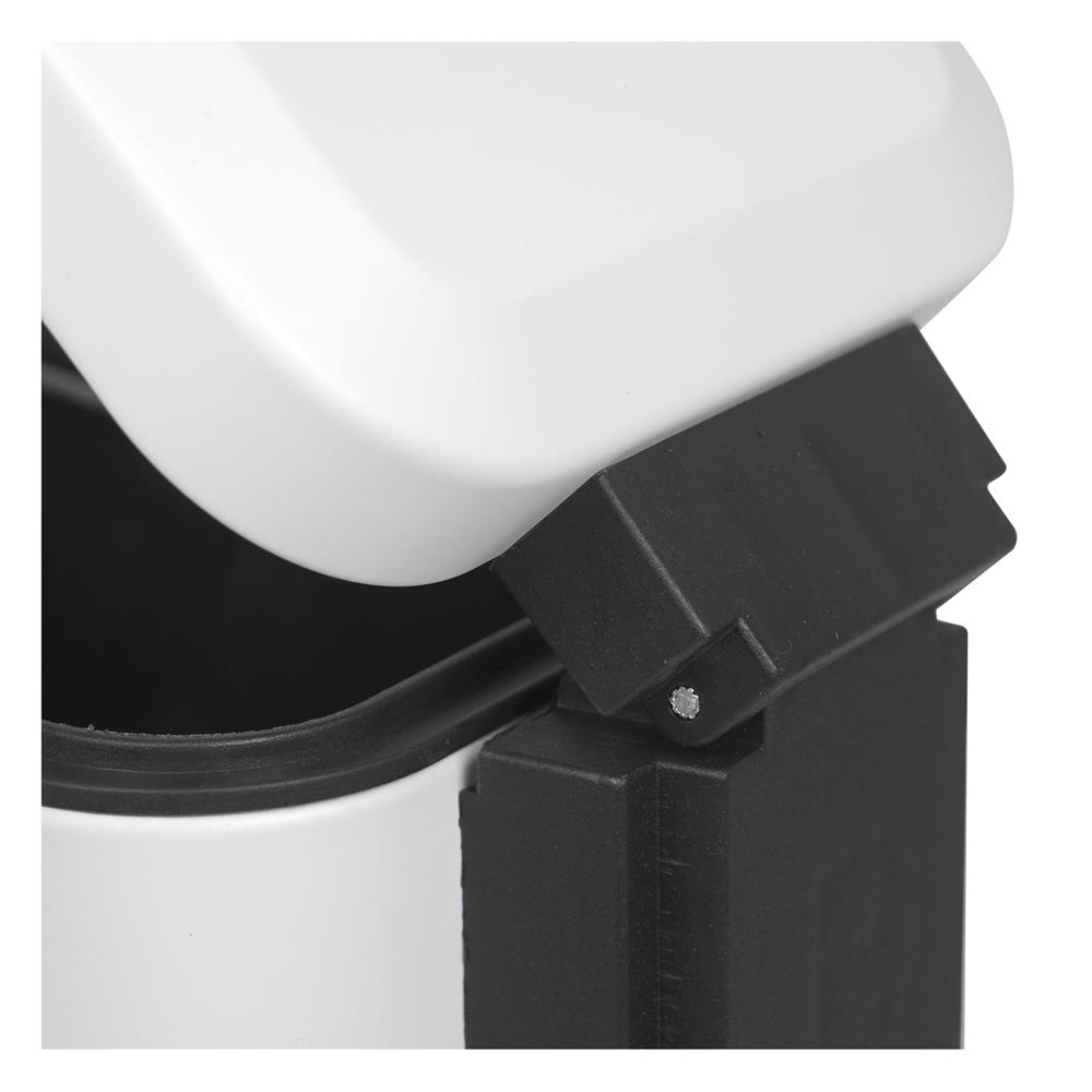 ถังขยะเหยียบเหลี่ยม ACCO RECTANGULAR 10 ลิตร สีขาว