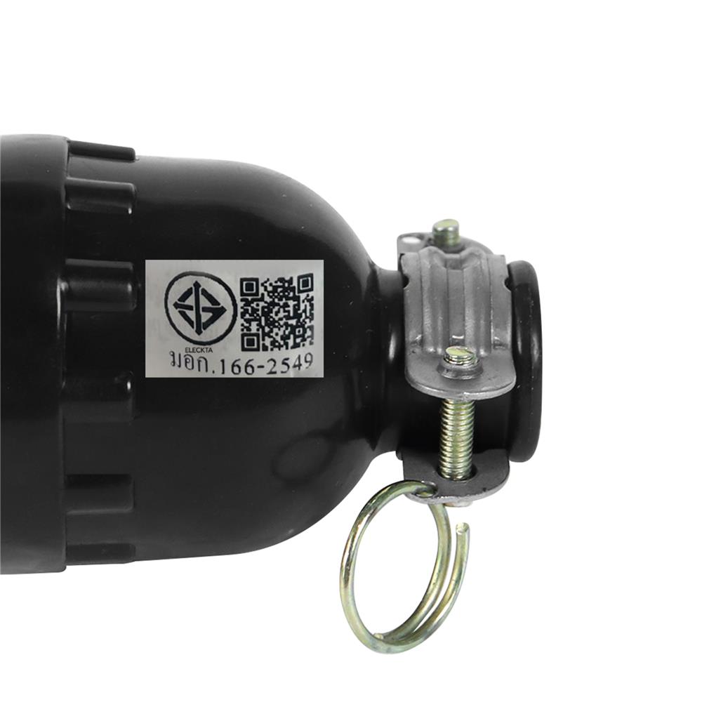 ปลั๊กยางตัวผู้ 3 ขากลม ELECKTA E-002