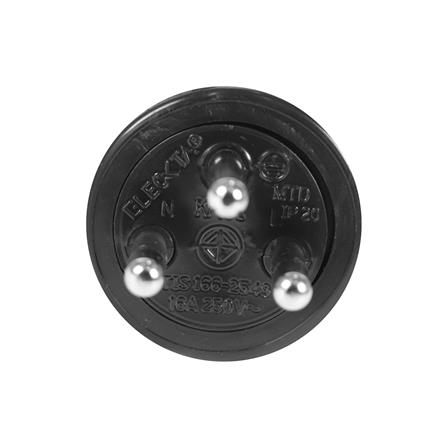 ปลั๊กยางตัวผู้ 3 ขากลม ELECKTA E-002_2