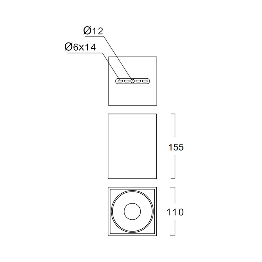 ดาวน์ไลท์ LUMAX 25-01925 4.3 นิ้ว สีขาว