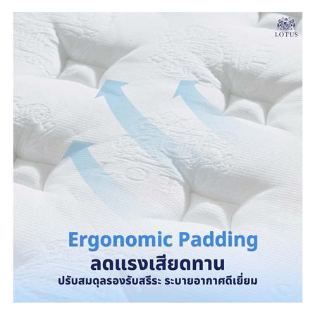 ที่นอน 3.5 ฟุต LOTUS ROYAL CROWN พร้อมหมอนหนุน 1 ชิ้น_5