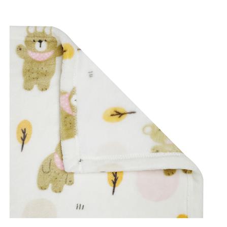 ผ้าห่ม HOME LIVING STYLE PLAYGROUND 50X60 นิ้ว CREAM_3