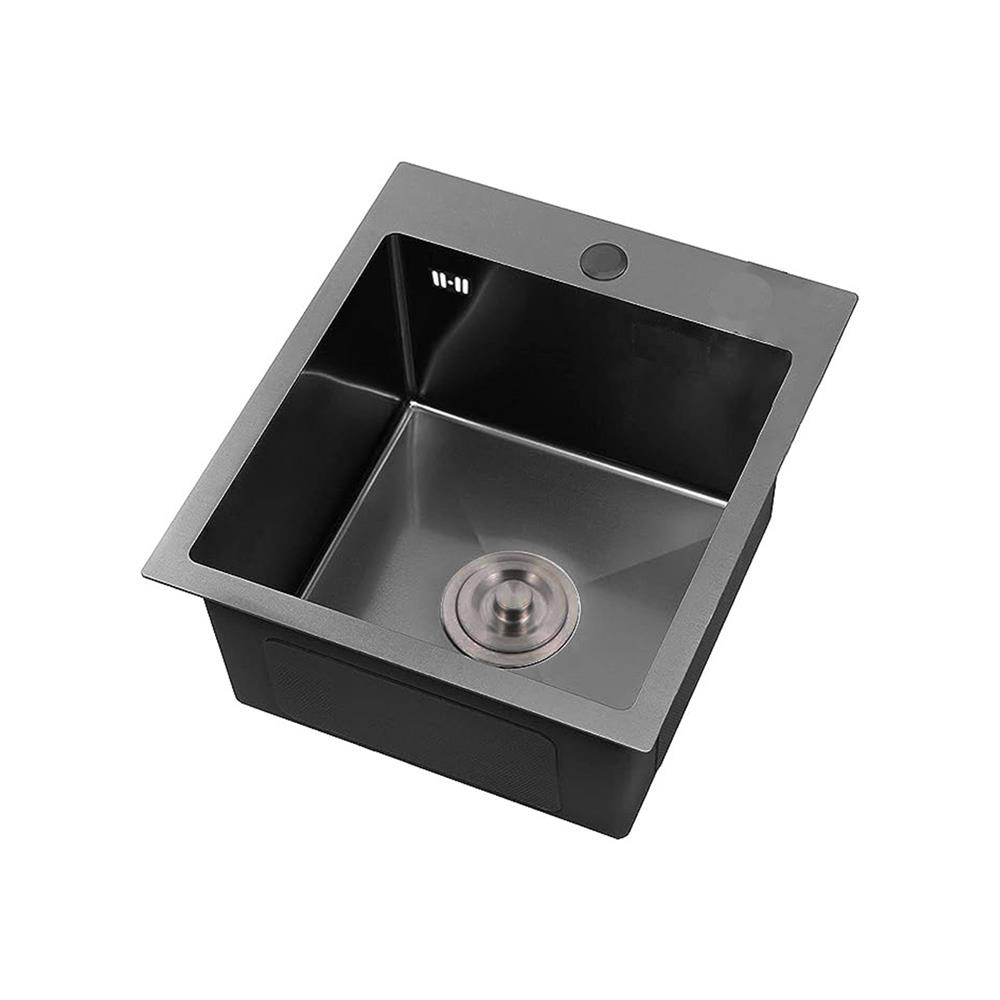 ซิงค์ฝัง 1 หลุม TEKA TQ 45B BLACK สีดำ