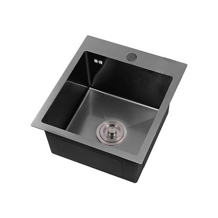 ซิงค์ฝัง 1 หลุม TEKA TQ 45B BLACK สีดำ_1