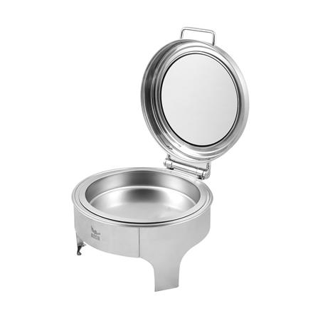 อ่างอุ่นอาหารกลม ฝากระจกไฮดรอลิก 6.5 ลิตร KECH_3