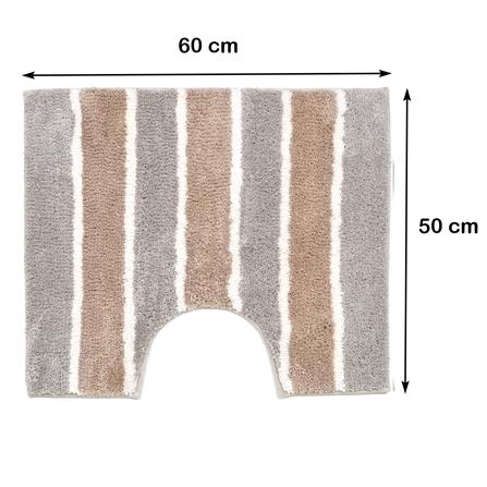 พรมห้องน้ำ HOME LIVING STYLE SHIRO สีน้ำตาล_5