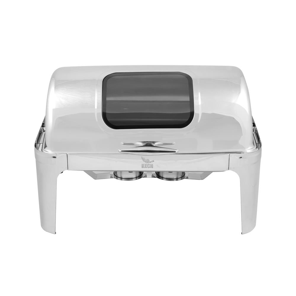 อ่างอุ่นอาหารเหลี่ยม ฝากระจกเลื่อน 9 ลิตร KECH