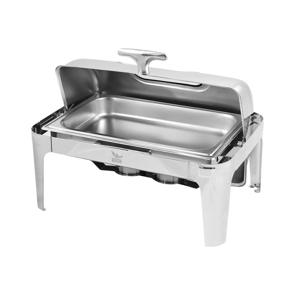 อ่างอุ่นอาหารเหลี่ยม ฝากระจกเลื่อน 9 ลิตร KECH