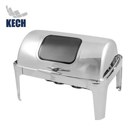 อ่างอุ่นอาหารเหลี่ยม ฝากระจกเลื่อน 9 ลิตร KECH_1