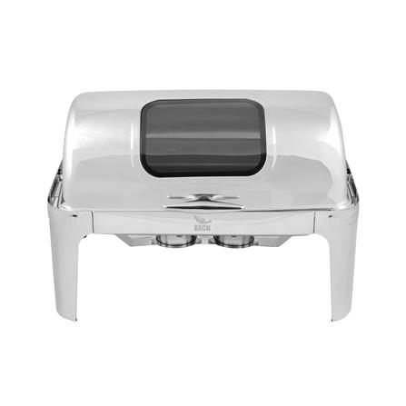 อ่างอุ่นอาหารเหลี่ยม ฝากระจกเลื่อน 9 ลิตร KECH_2