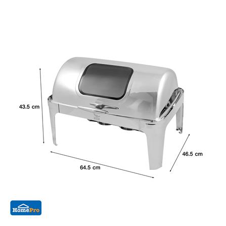 อ่างอุ่นอาหารเหลี่ยม ฝากระจกเลื่อน 9 ลิตร KECH_8
