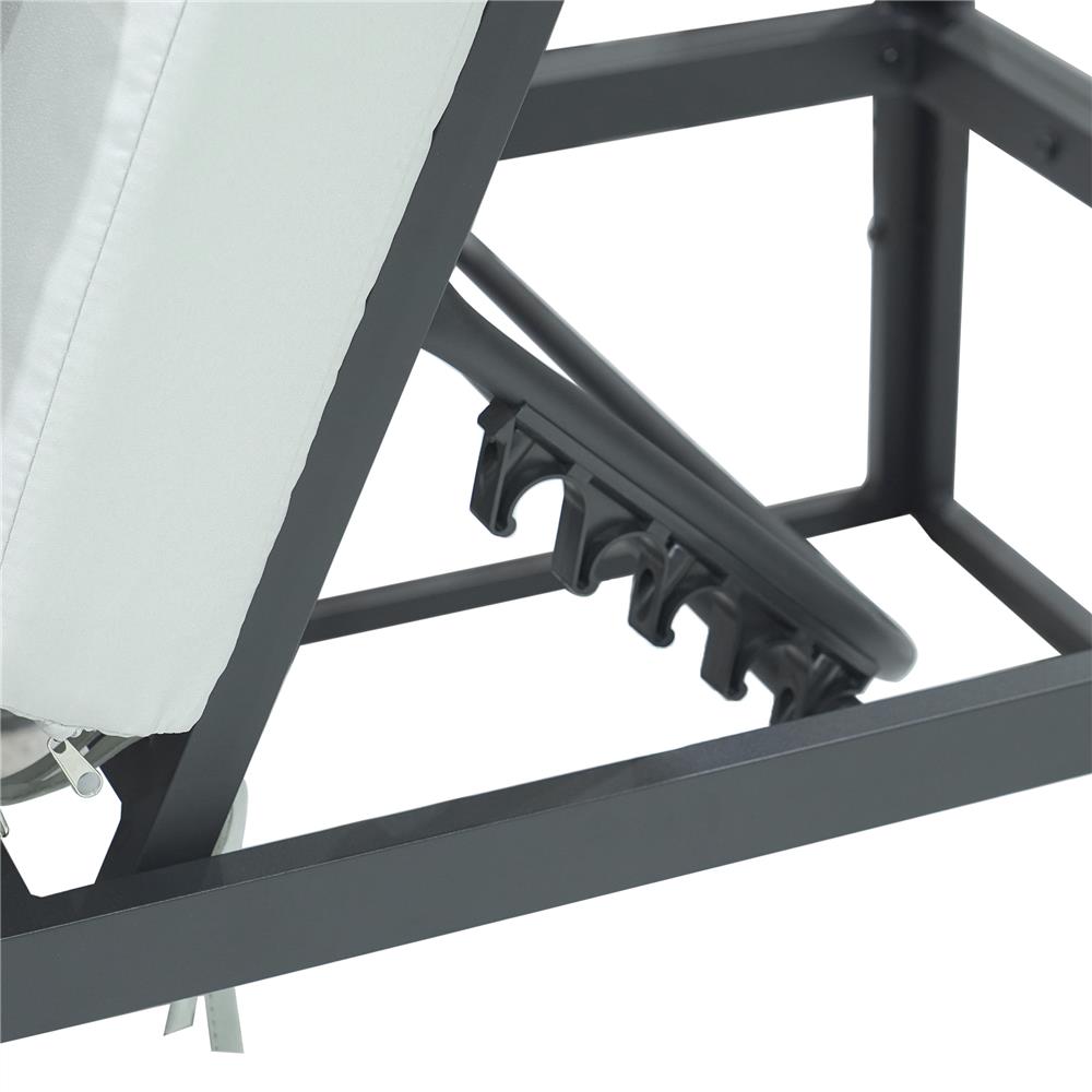 ชุดโซฟาสนาม SPRING MORINE สีขาว/ดำ