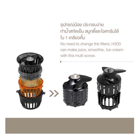 เครื่องสกัดน้ำผลไม้รอบต่ำ HUROM H300E สีเทา_10