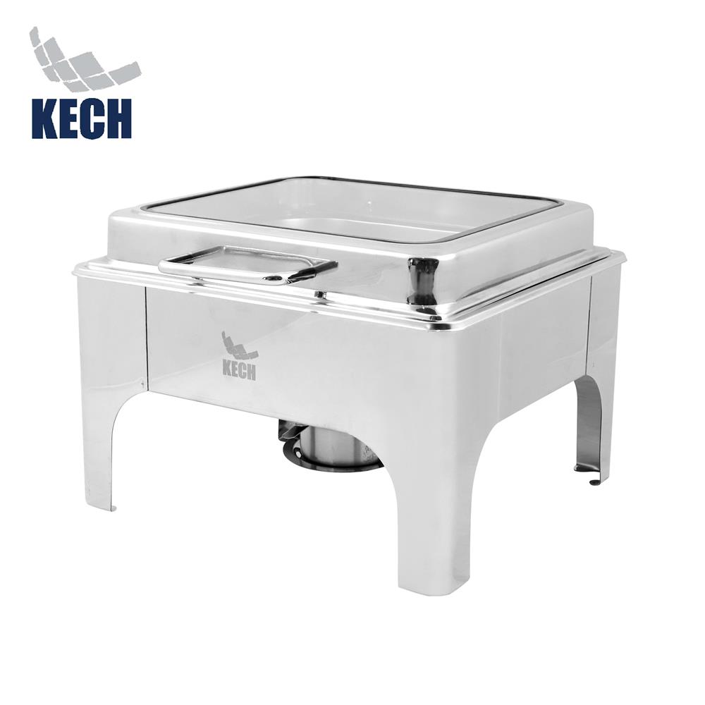 อ่างอุ่นอาหารเหลี่ยม ฝากระจกไฮดรอลิก 6.5 ลิตร KECH_0