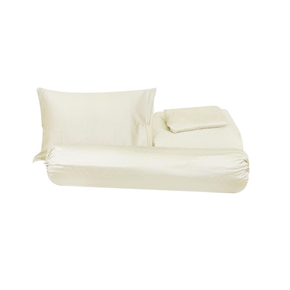 ชุดผ้าปูที่นอน 3.5 ฟุต 4 ชิ้น HOME LIVING STYLE GRAYSON สีครีม